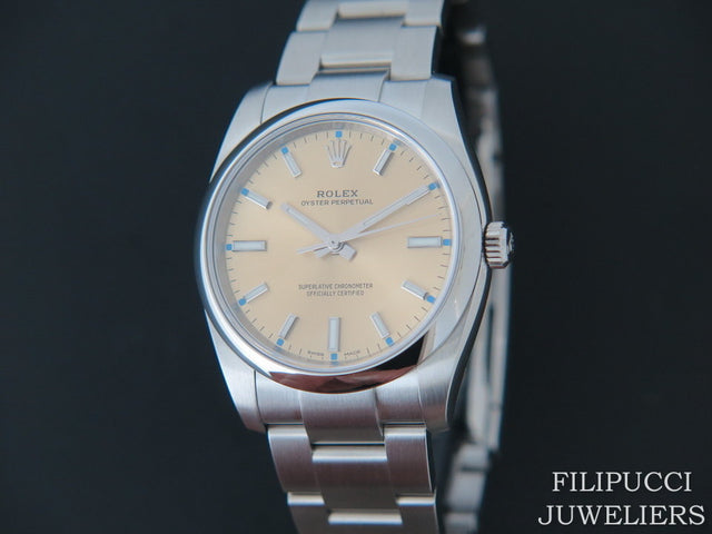 Rolex Oyster Perpetual Champagne-Colour Dial