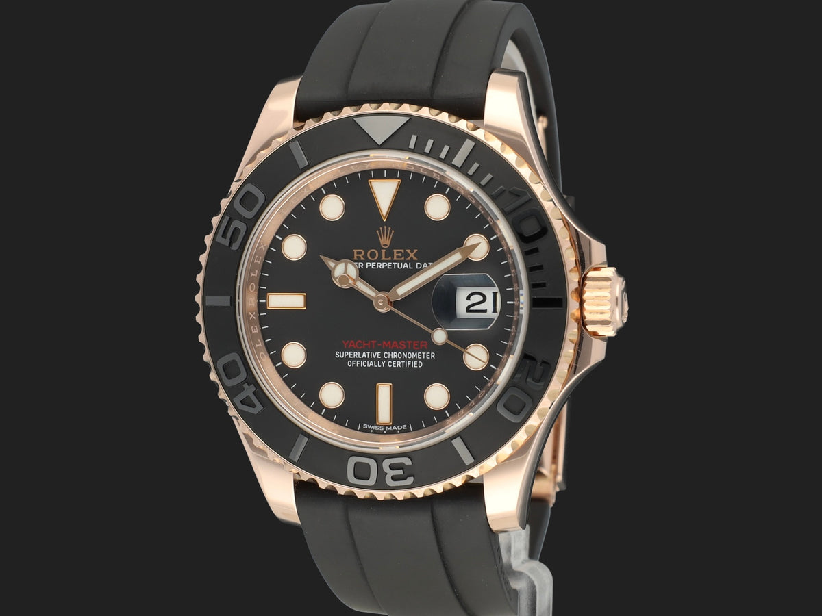 Rolex Yacht-Master 40 Everose Oysterflex 116655  (1)