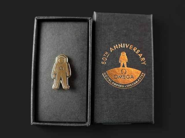 Omega 50th Anniversary Pin