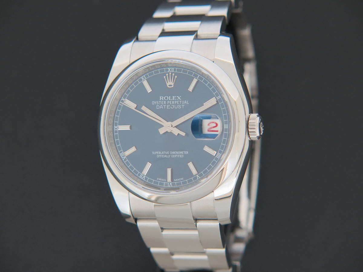 Rolex Datejust Blue Dial 116200 (1)