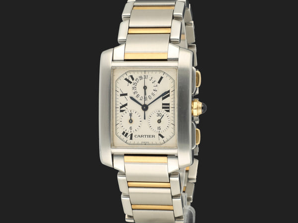 Cartier Tank Francaise Chronoflex Gold/Steel