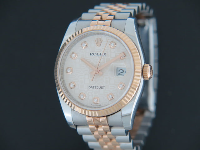 Rolex Datejust Everosegold/Steel Diamond Jubilee Dial