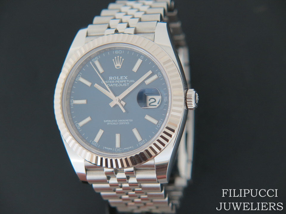 Rolex Datejust 41 Blue Dial 126334 (1)