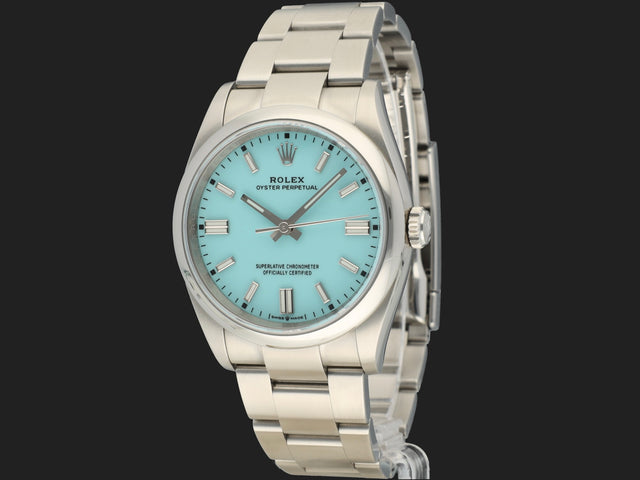 Rolex Oyster Perpetual 36 Turquoise Dial