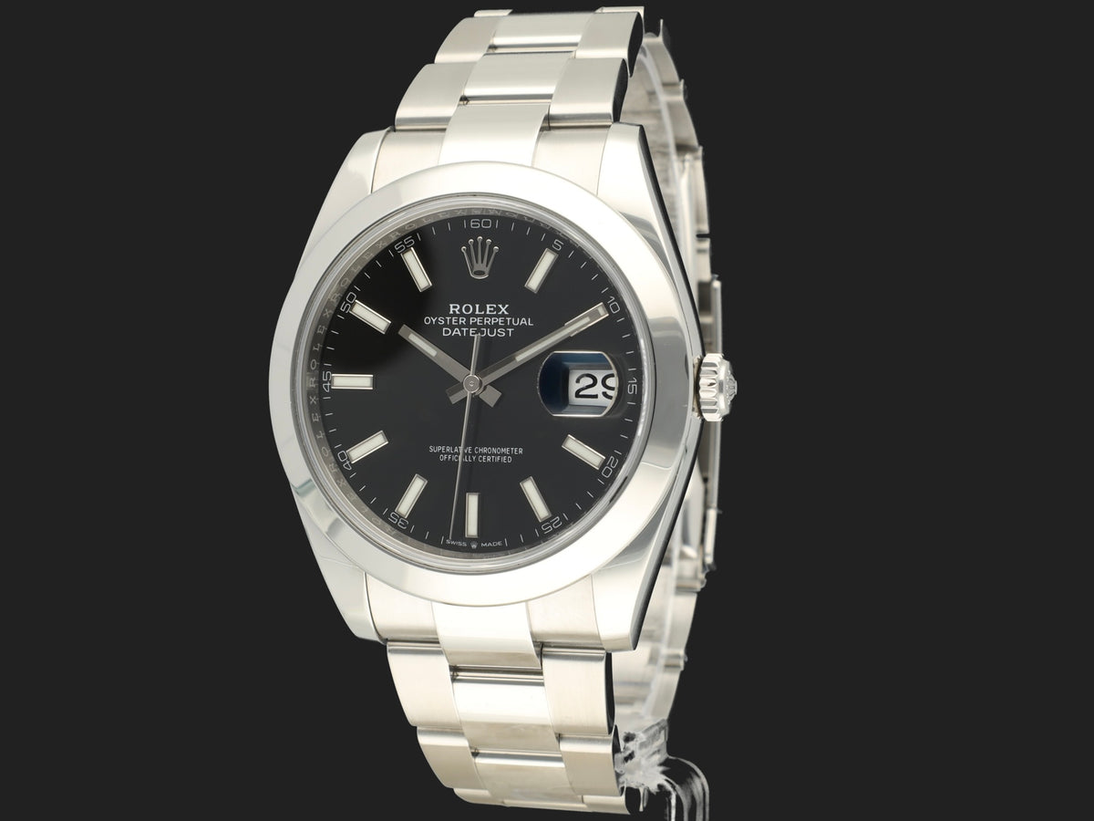 Rolex Datejust 41 Black Dial 126300 (1)