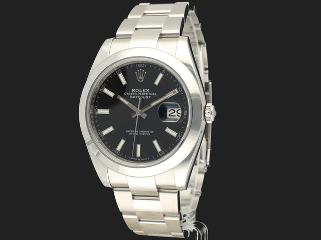 Rolex Datejust 41 Black Dial 126300