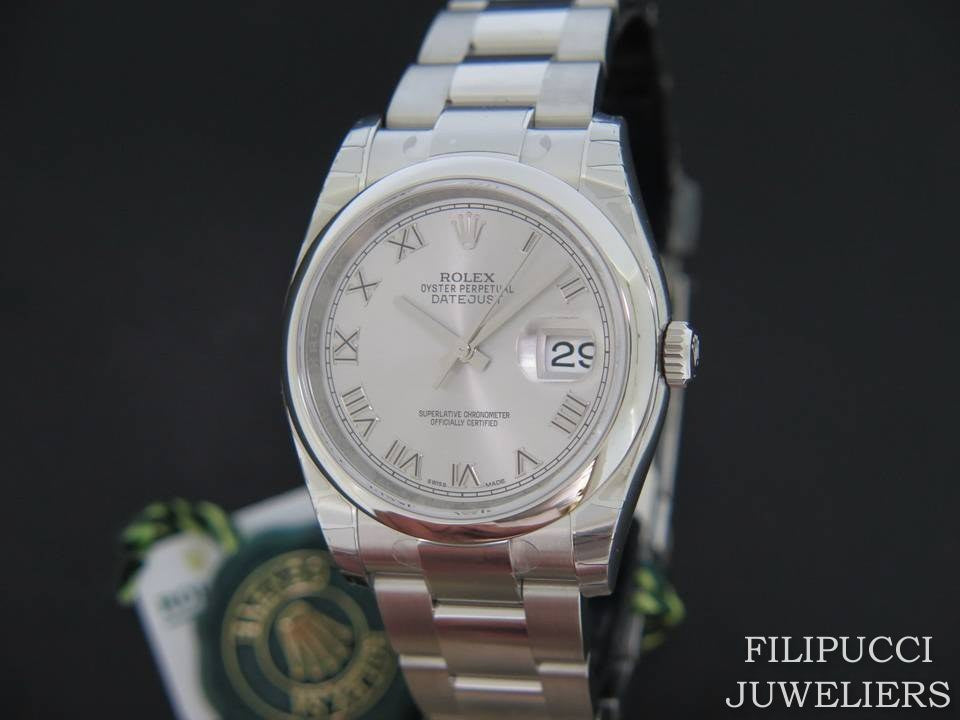 Rolex Datejust Rhodium Dial NEW 116200   (1)