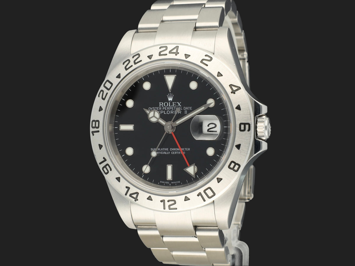 Rolex Explorer II Black Dial 16570 (1)