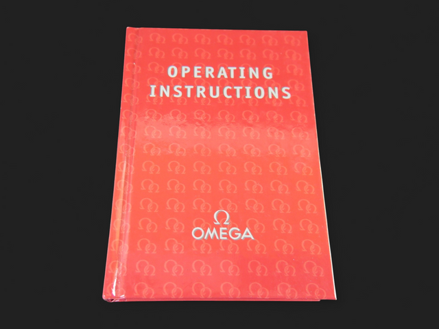 Omega Operating Instructions Booklet