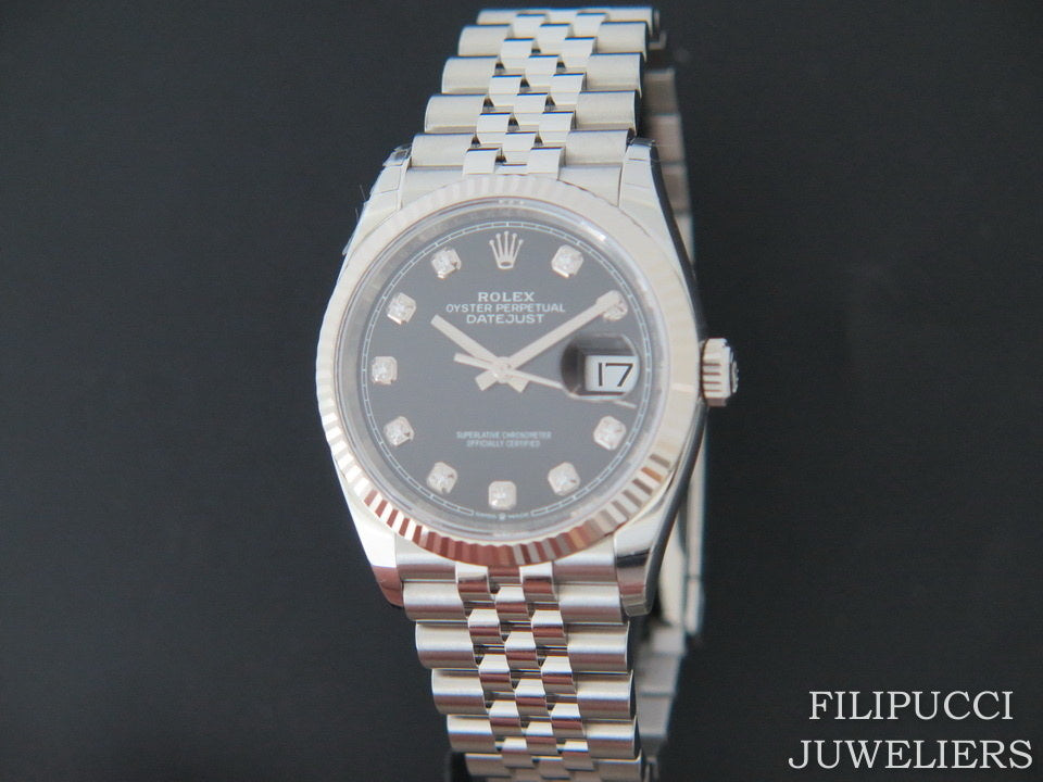 Rolex Datejust 126234 Black Diamond Dial NEW MODEL  (1)