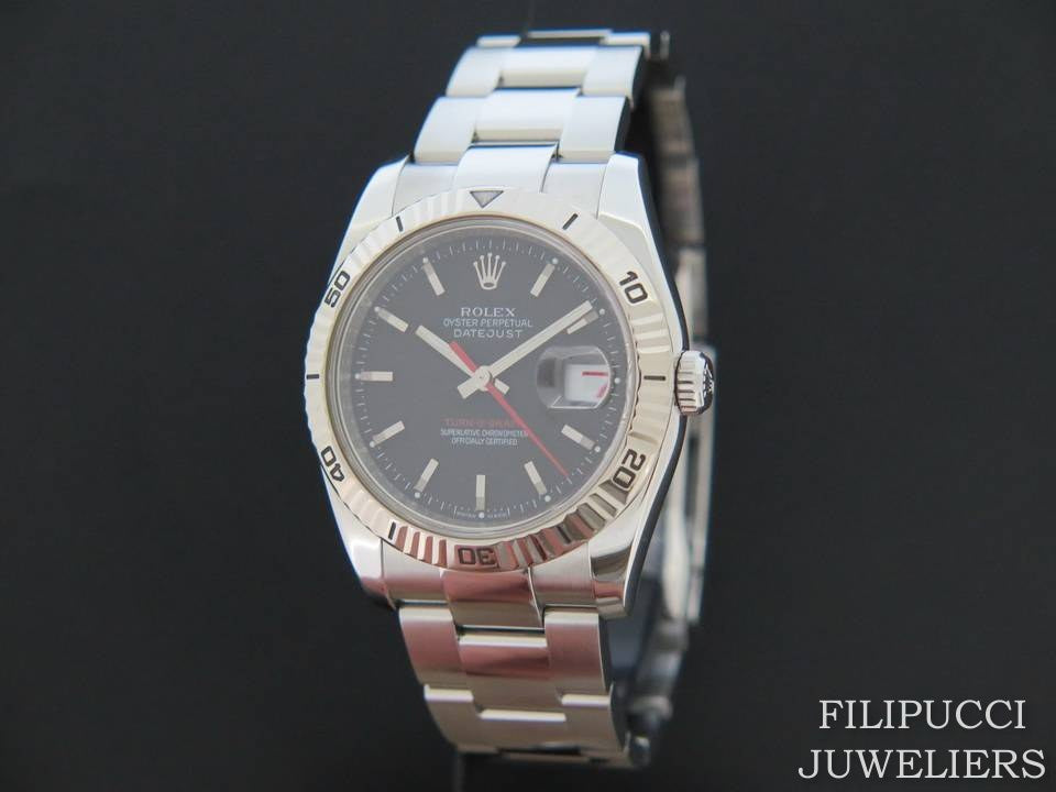 Rolex Datejust Turn-O-Graph 116264 Grey Dial    (1)