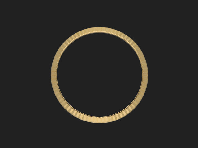 Rolex Yellow Gold Fluted Bezel for 36mm