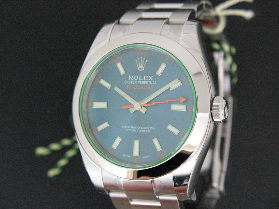 Rolex Oyster Perpetual Milgauss Blue (1)