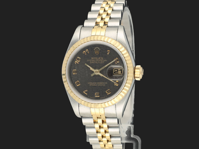 Rolex Lady-Datejust 26 Black Computer Dial 69173