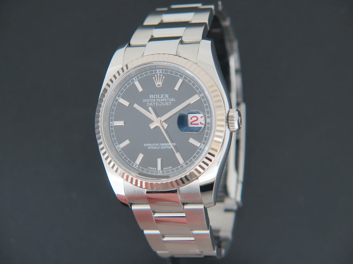 Rolex Datejust Black Dial 116234 (1)