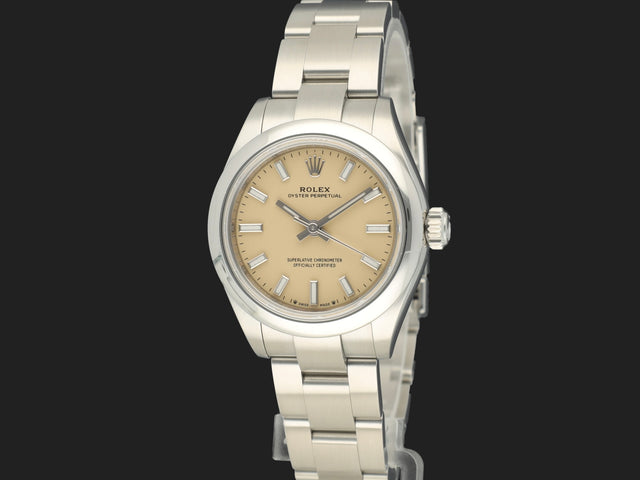 Rolex Oyster Perpetual 28 Beige Dial 276200