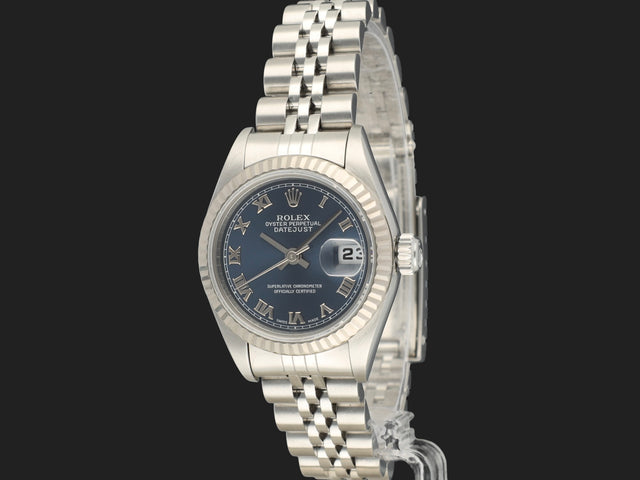 Rolex Lady-Datejust 26 Blue Roman Dial