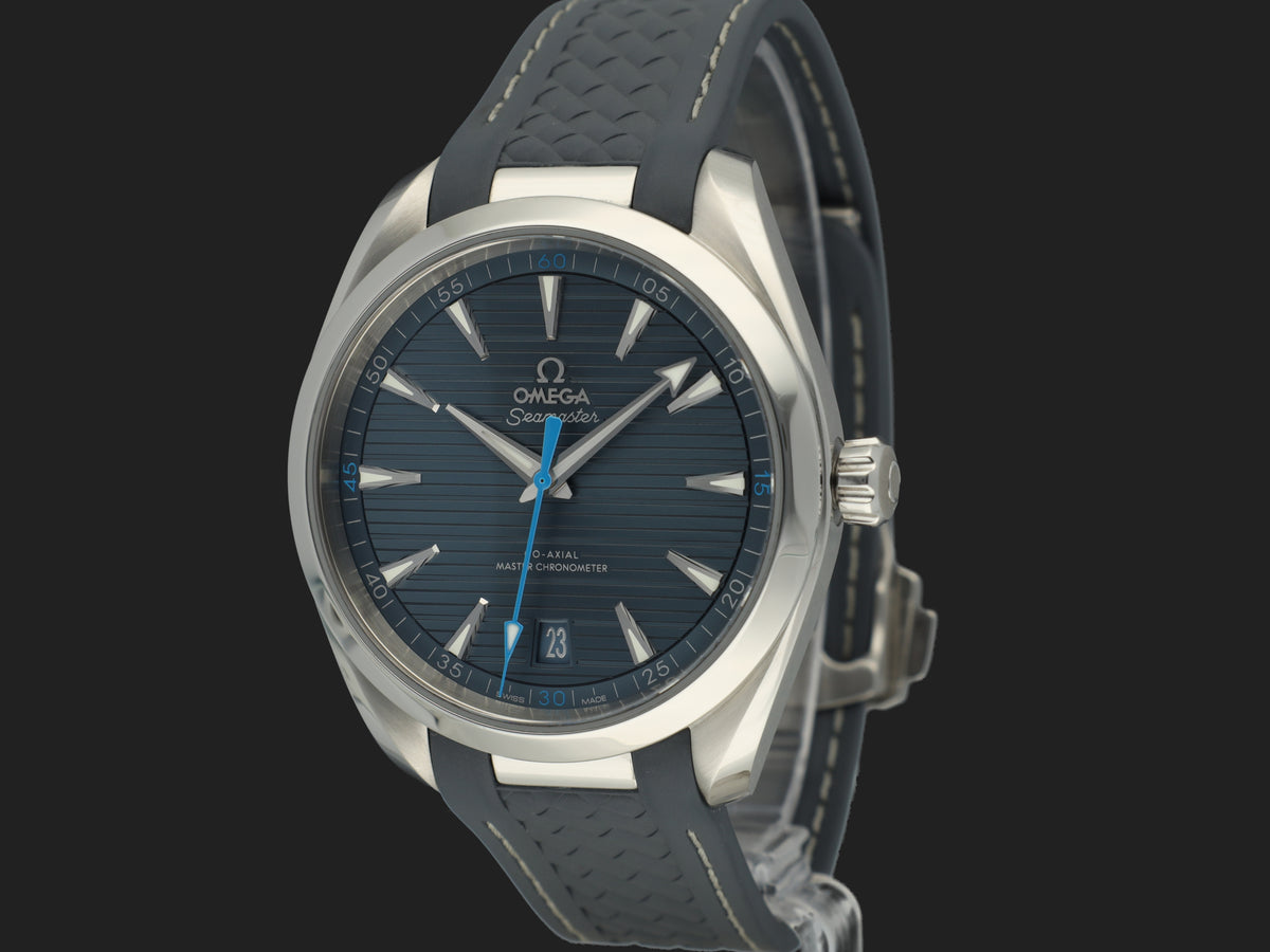 Omega Aqua Terra Co-Axial Master Chronometer Blue Dial 22012412103002 (1)