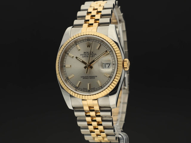 Rolex Datejust Gold/Steel Silver Dial