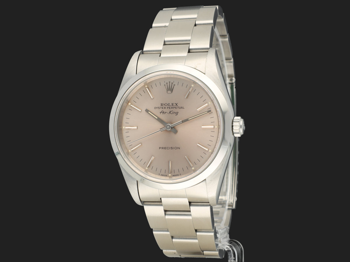 Rolex Air-King 34 Silver Dial 14000 X-Serial (1)