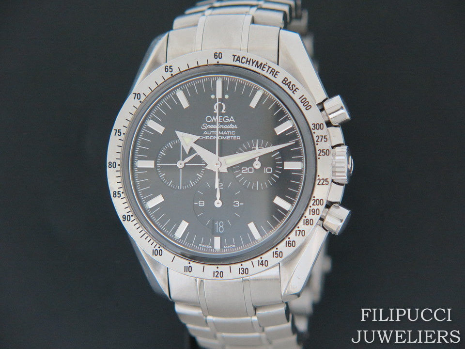 Omega Speedmaster Broad Arrow  Chronograph Black Dial 3551.50.00  (1)