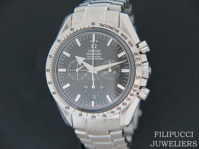Omega Speedmaster Broad Arrow Chronograph Black Dial