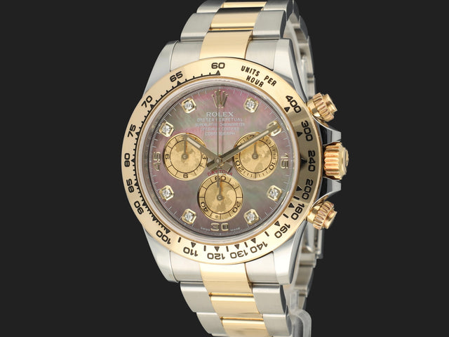 Rolex Daytona Gold/Steel MOP Diamond Dial 116503
