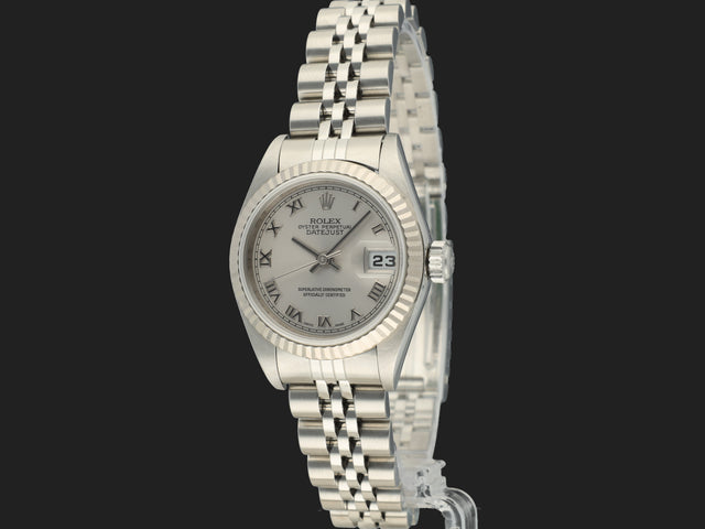 Rolex Lady-Datejust 26 Rhodium Roman Dial