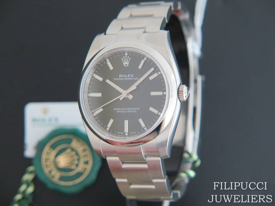Rolex Oyster Perpetual NEW 114200 BLACK   (1)