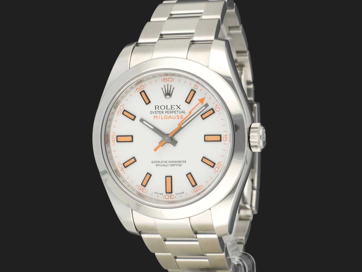 Rolex Milgauss White Dial 116400 (1)