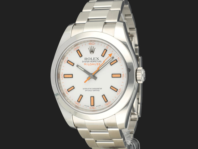 Rolex Milgauss White Dial