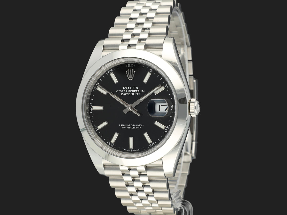 Rolex Datejust 41 Black Dial 126300 (1)