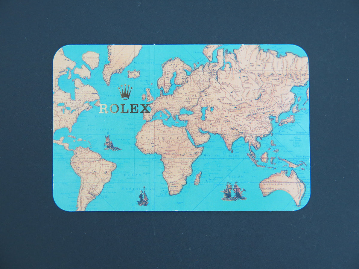 Rolex Calendar Card 1995 / 1996 (1)