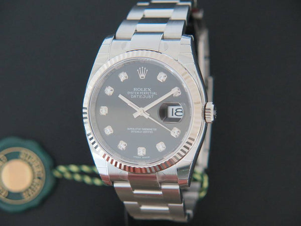 Rolex Datejust Black Diamond Dial