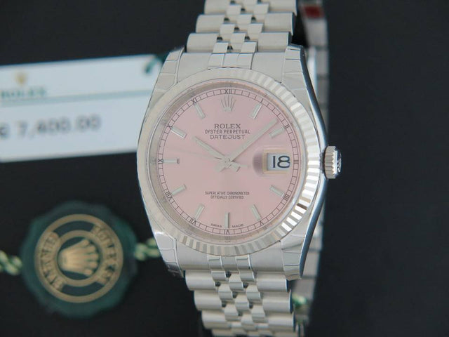 Rolex Datejust Pink Dial NEW
