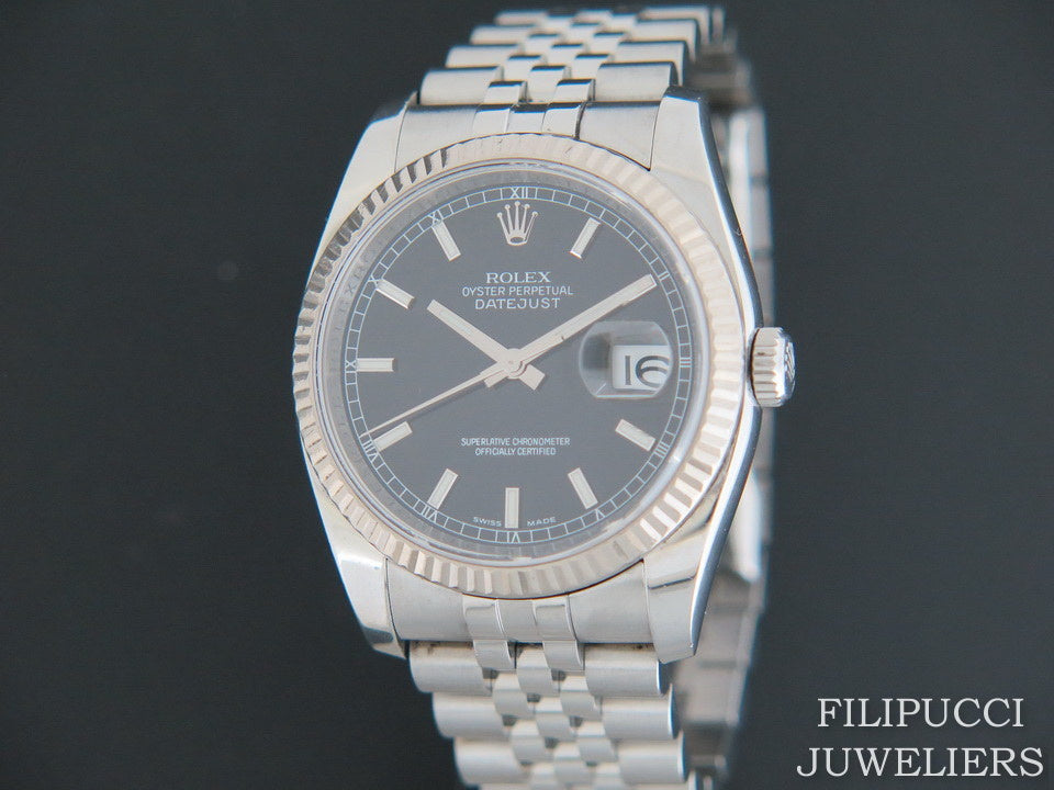 Rolex Datejust Black Dial 116234 (1)
