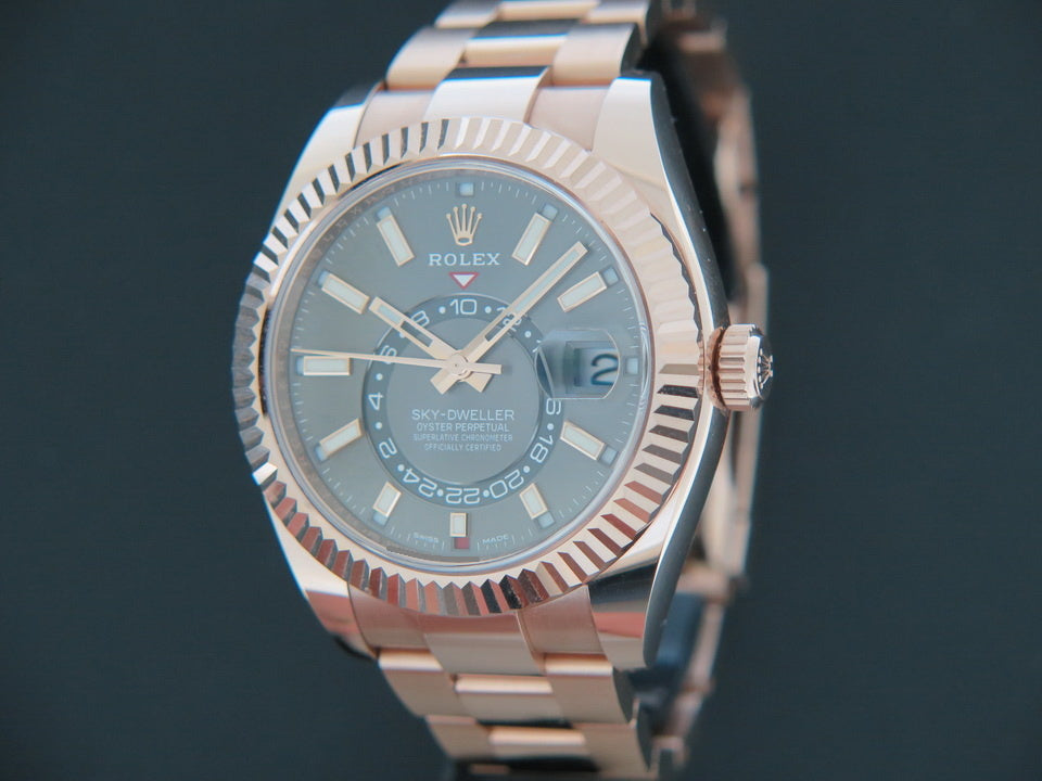 Rolex Sky-Dweller Everose Slate Dial 326935 (1)