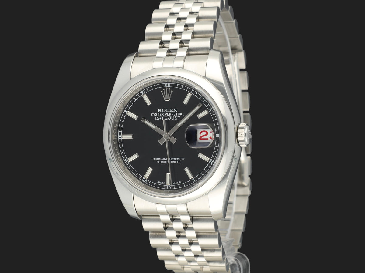 Rolex Datejust 36 Black Dial 116200 (1)