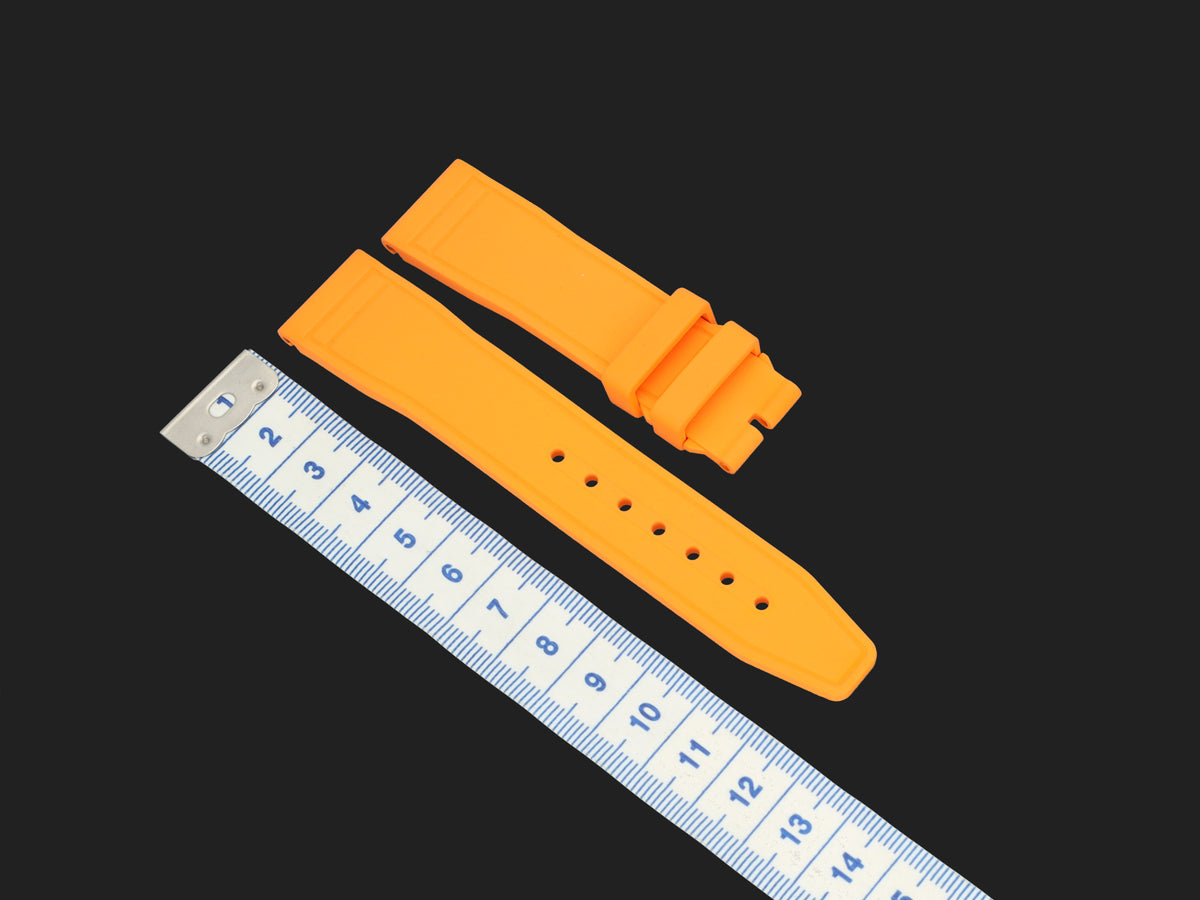 IWC Orange rubber strap Strap 20-18MM NEW  (1)