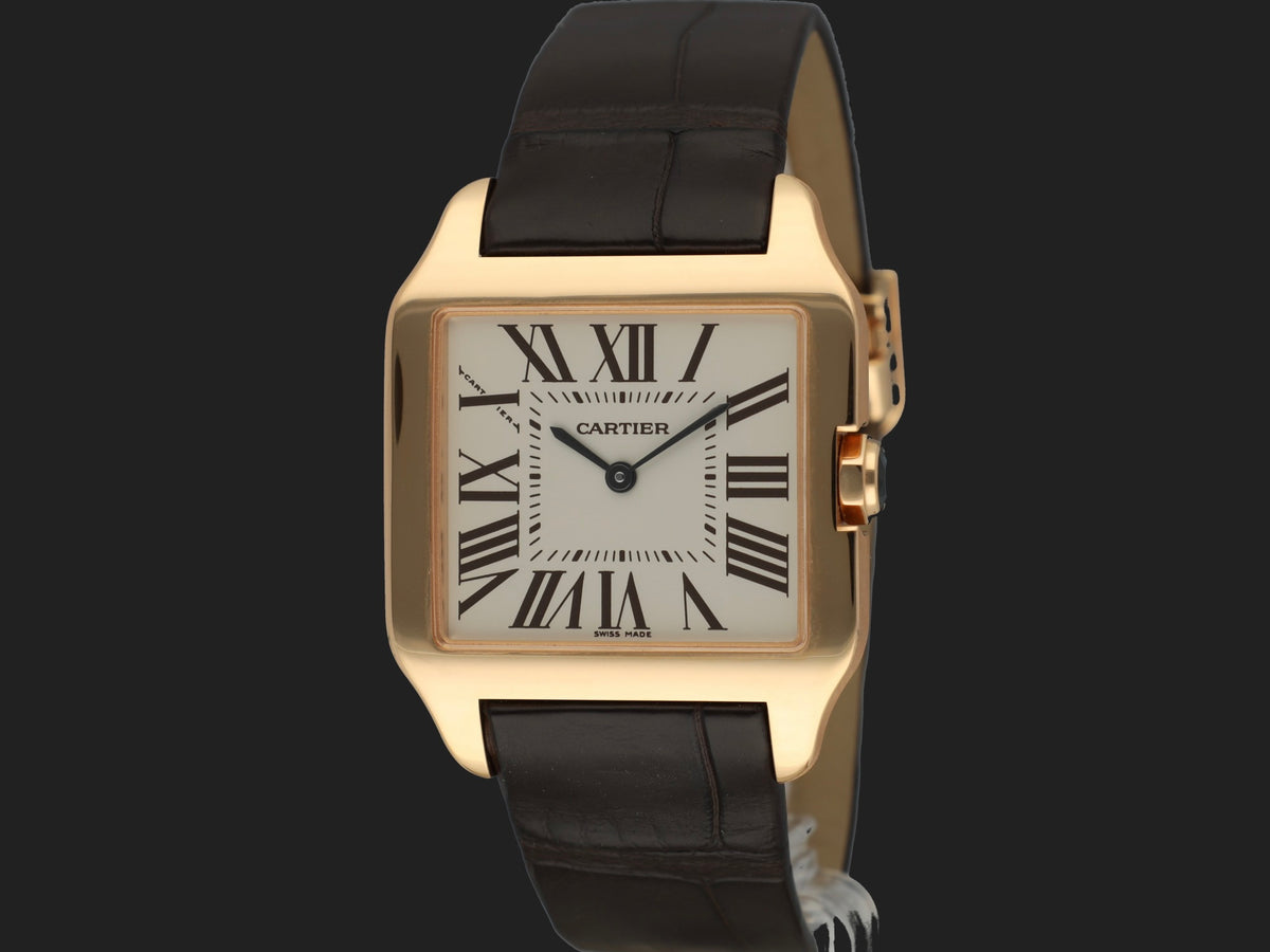 Cartier Santos Dumont Rose Gold MM W2009251 / 2788 NOS (1)