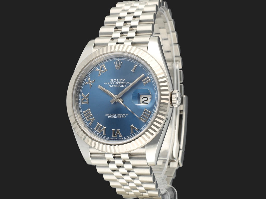 Rolex Datejust 41 Azzurro Dial 126334 (1)