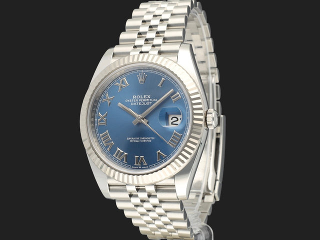 Rolex Datejust 41 Azzurro Dial 126334
