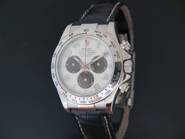 Rolex Daytona Whitegold Panda Racing Dial