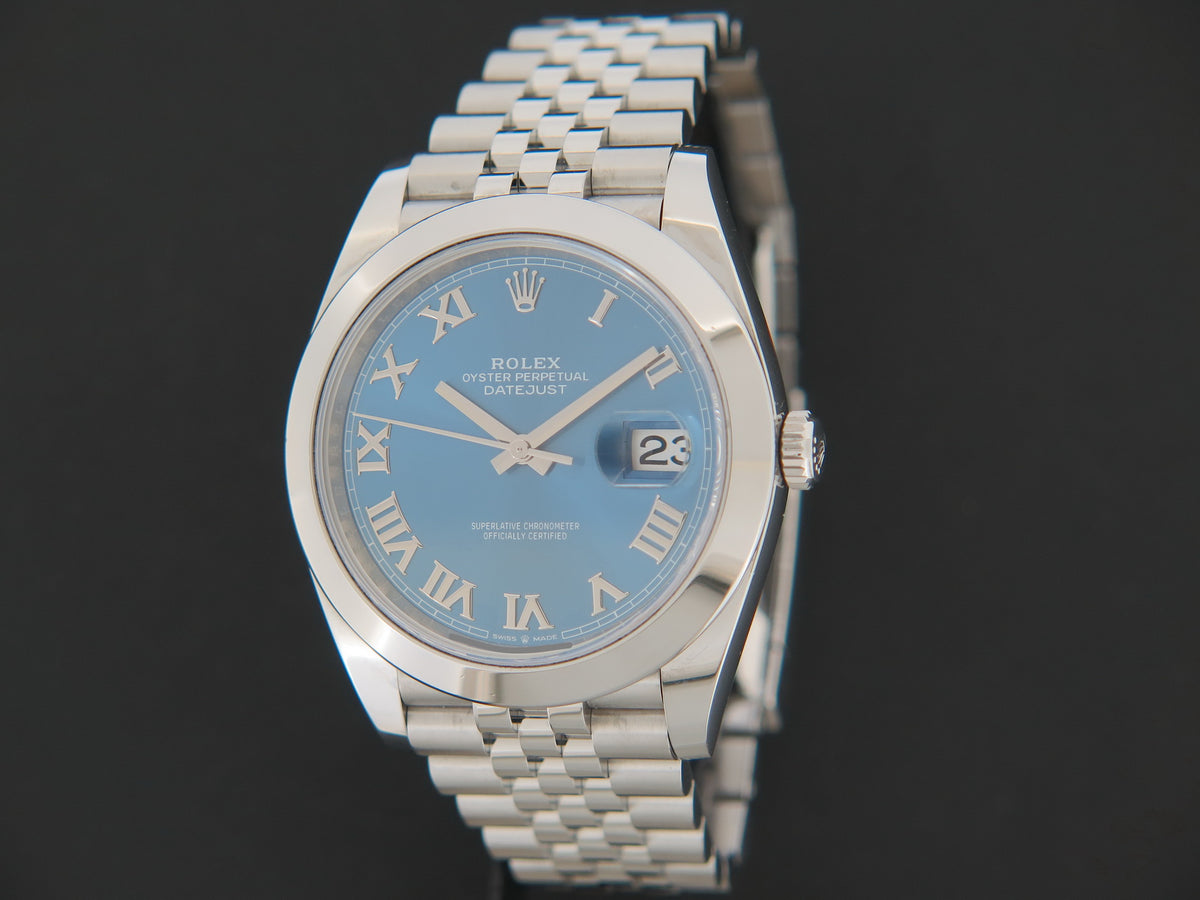 Rolex Datejust 41 Azzurro Dial 126300 (1)