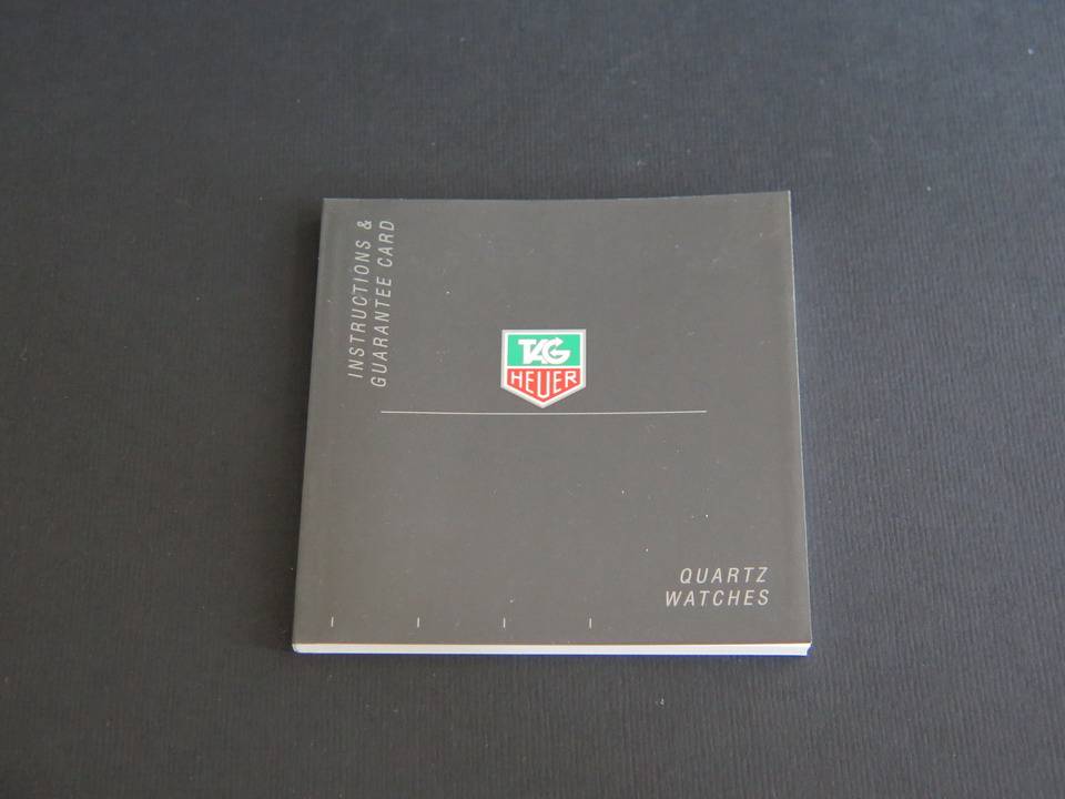Tag Heuer Instructions Quartz Watches Booklet
