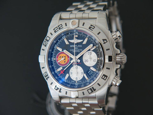 Breitling Chronomat 44 GMT limited edition Patrouille Suisse 50th