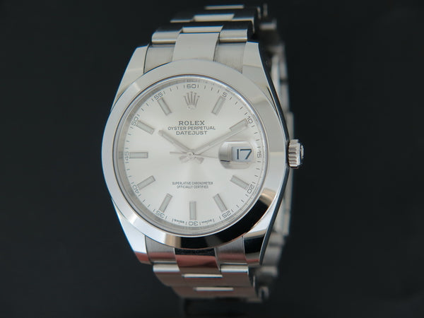 Rolex Datejust 41 Silver Dial