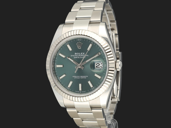 Rolex Datejust 41 Mint Green Dial