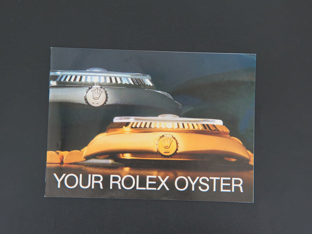 Rolex Oyster Booklet English