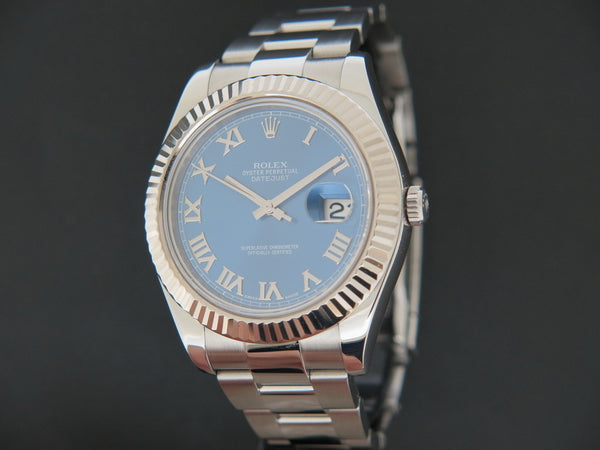 Rolex Datejust II Azzurro Blue